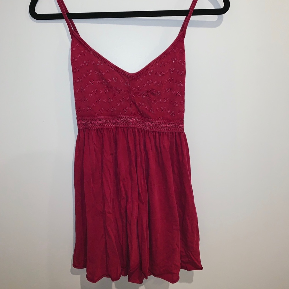 Magenta purple flowy summer tank top